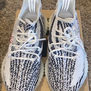 zebra yeezys